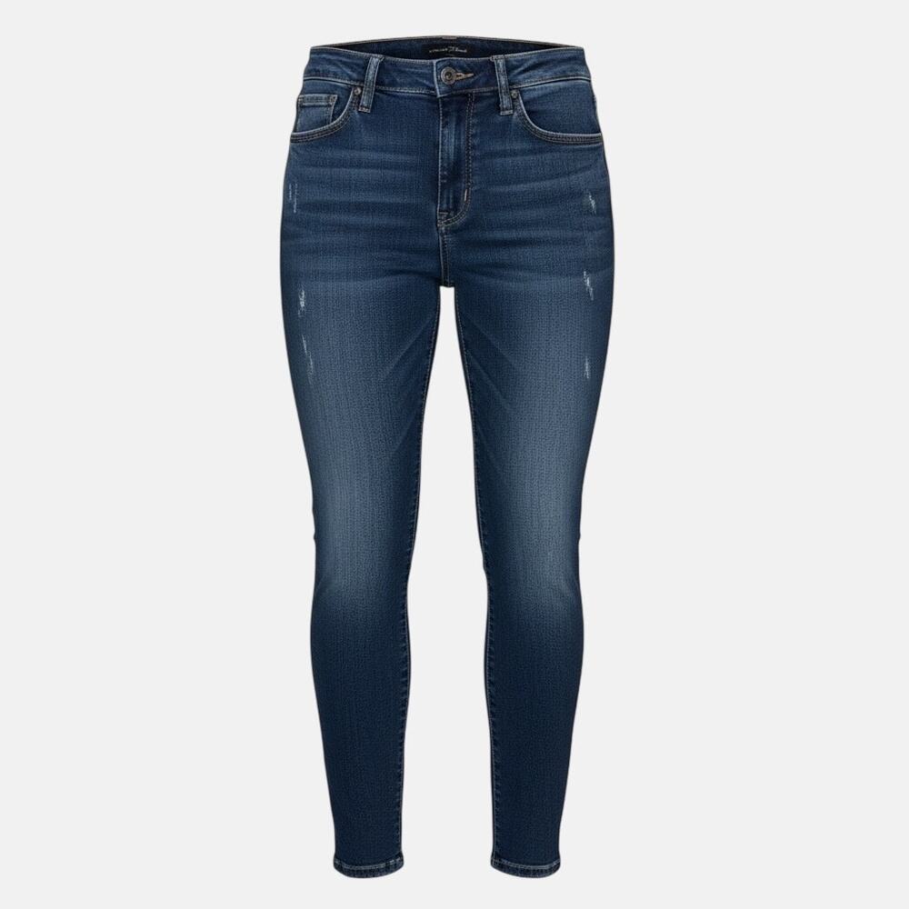 Universal Thread Mid Rise Skinny Jeans Dark Wash Stretch Size 30x27